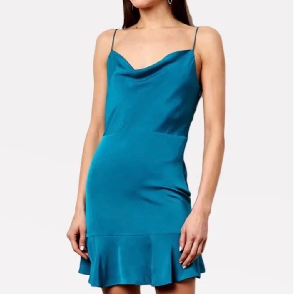Intermix silk dress
